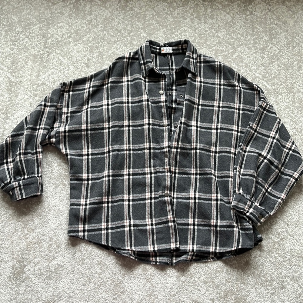Oversized Button-Up Flannel